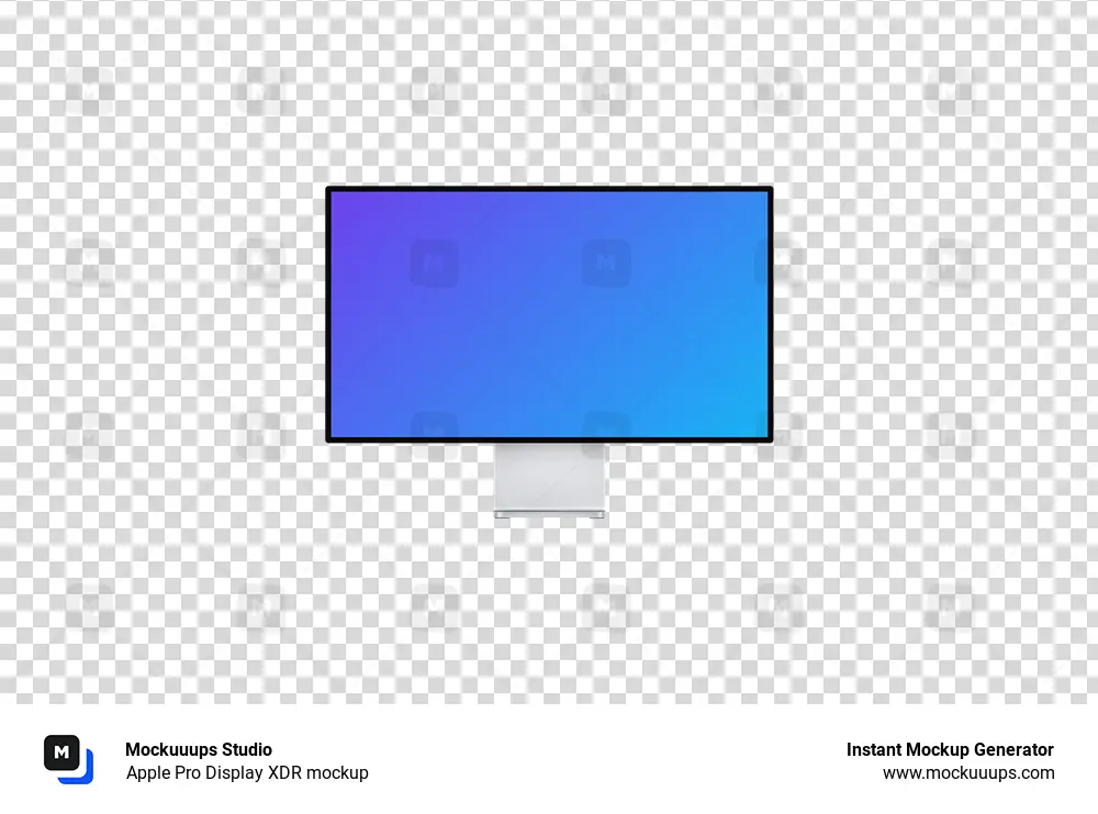 Apple Pro Display XDR mockup