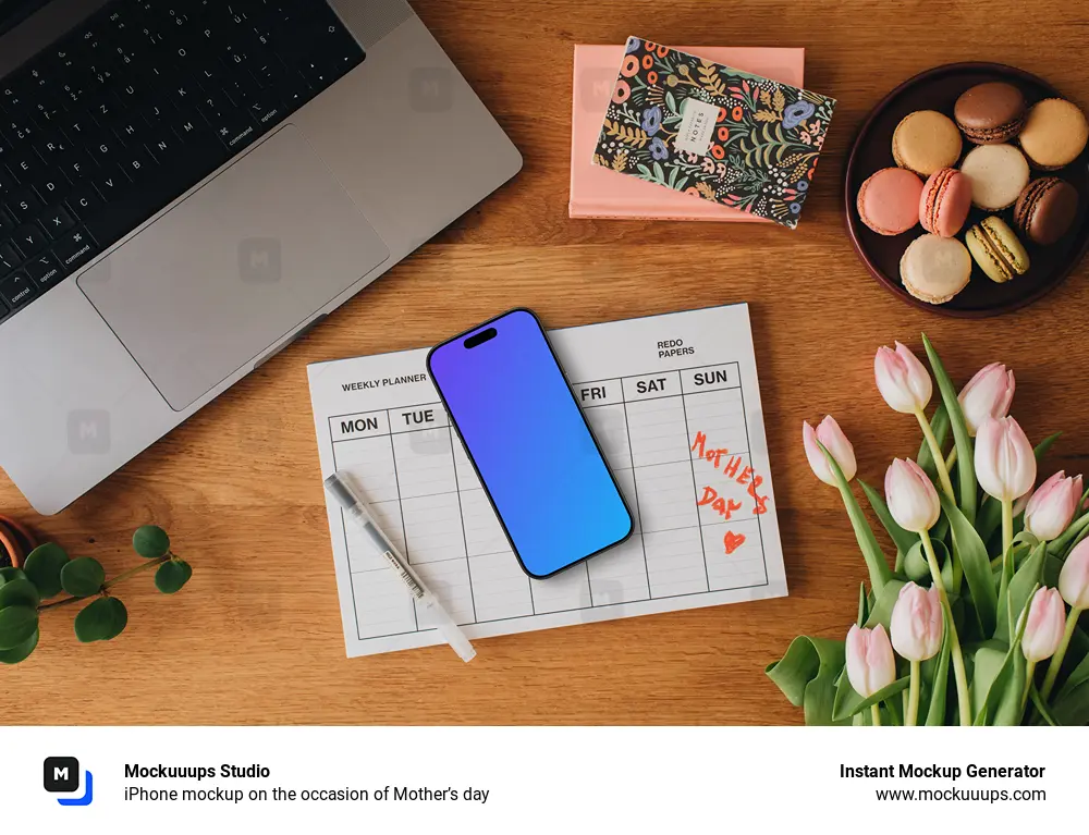 iPhone mockup on the occasion of Mother’s day