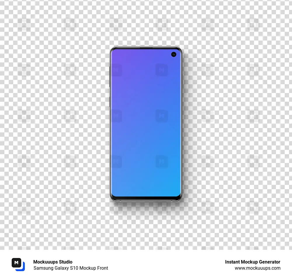 Samsung Galaxy S10 Mockup Front