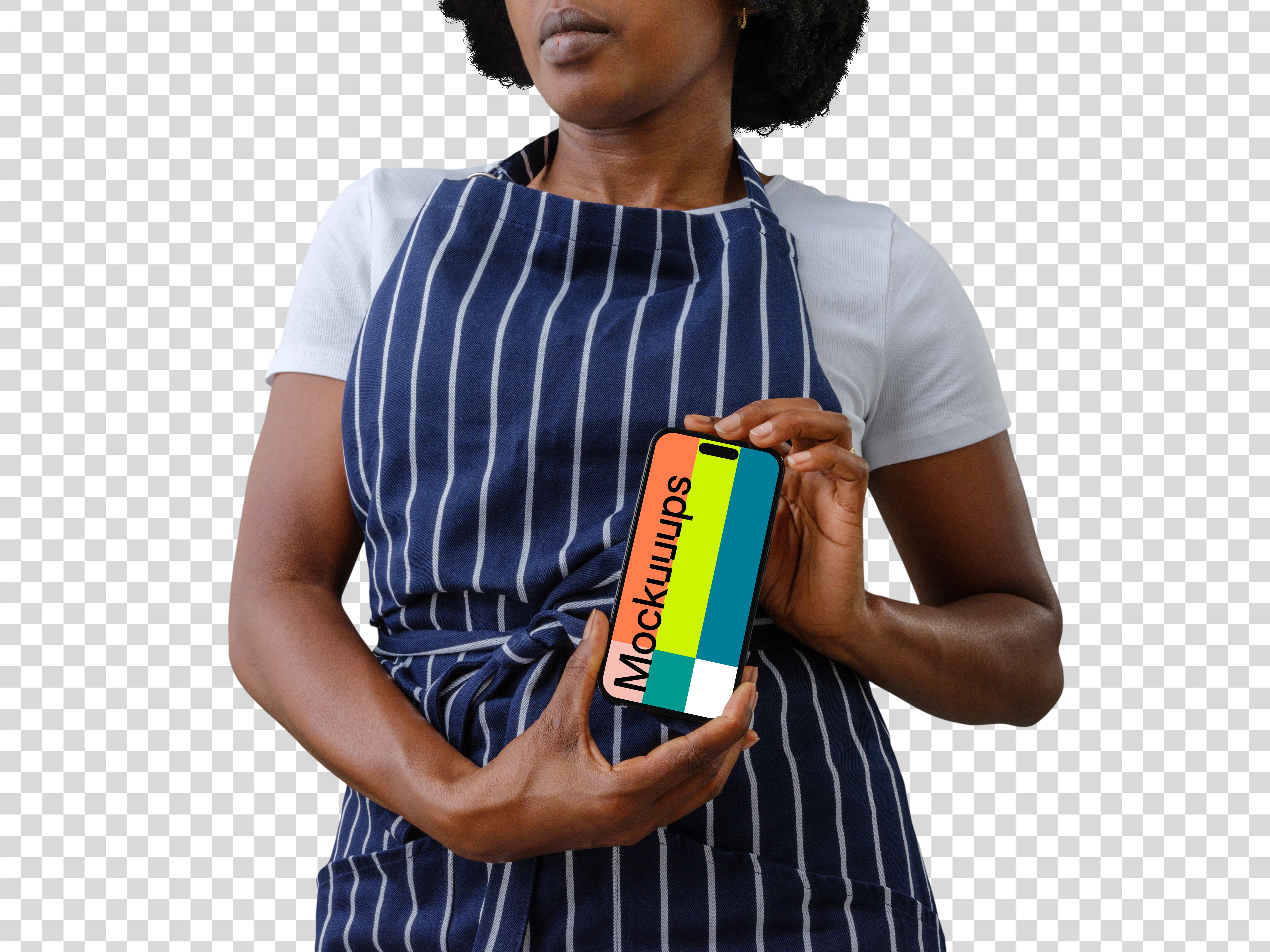 Chef's creations spotlighted with iPhone mockup