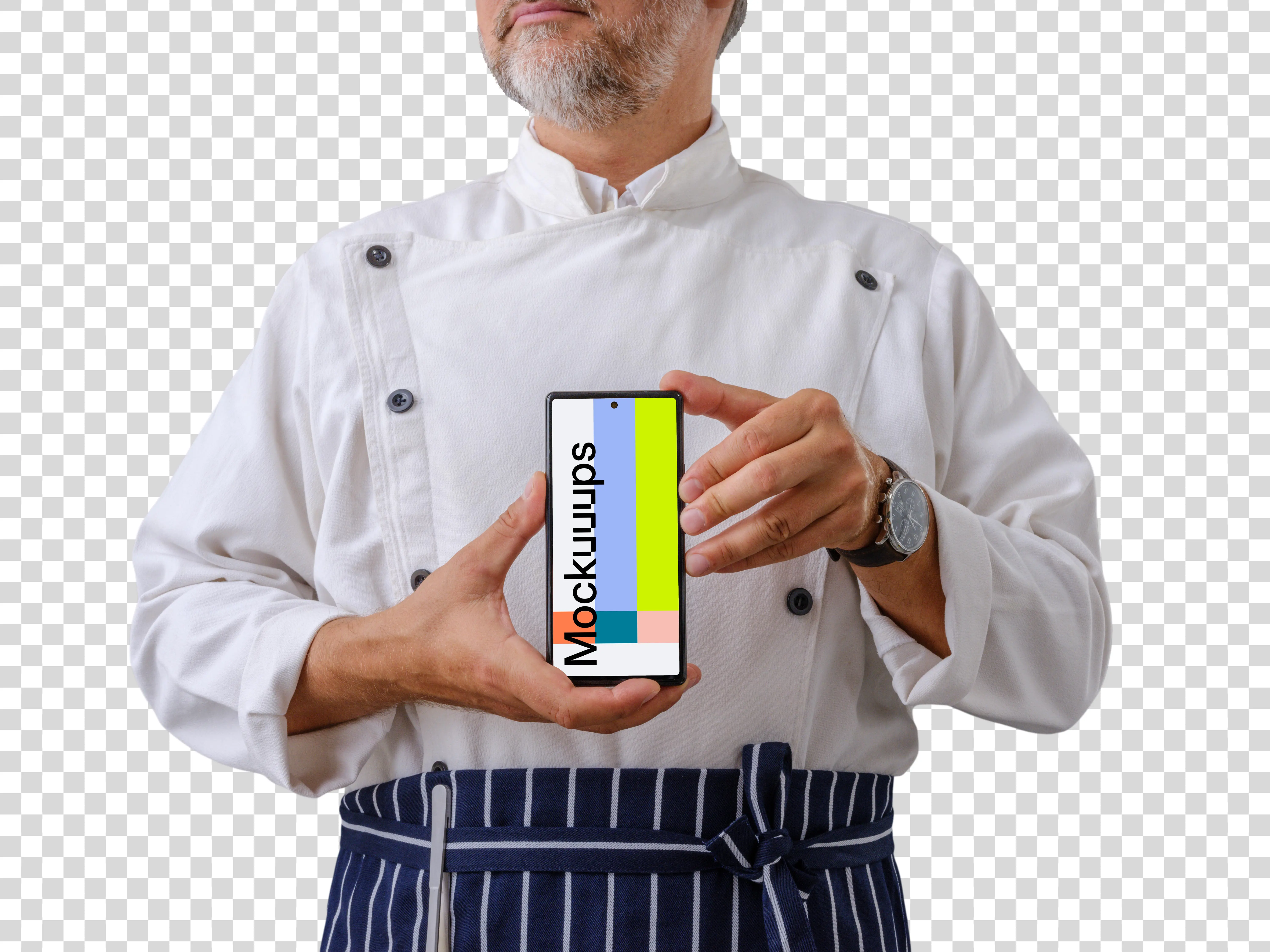 Culinary styled Google Pixel 6 mockup
