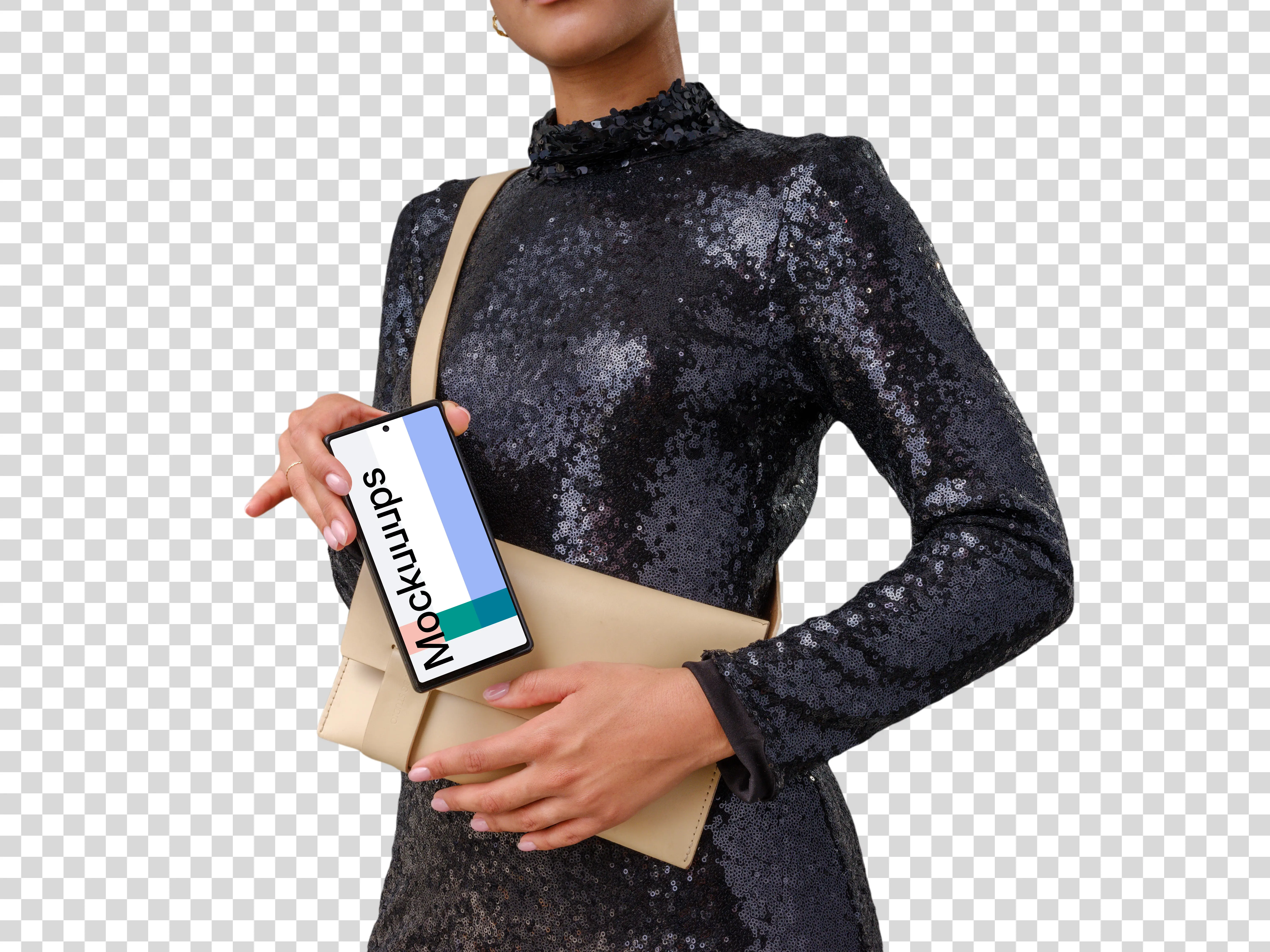 Fashion related Google Pixel mockup