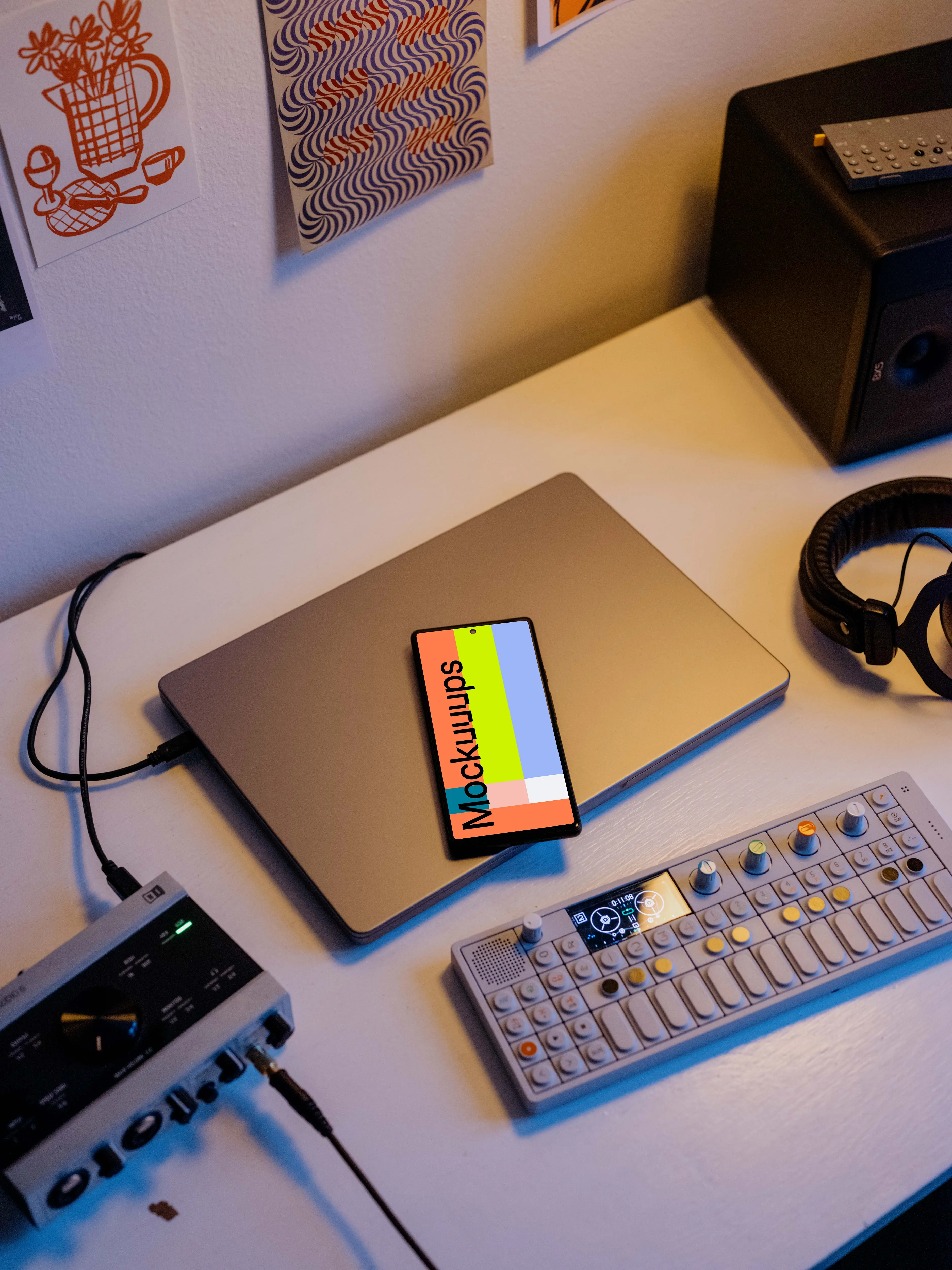 Google Pixel Music Mockup