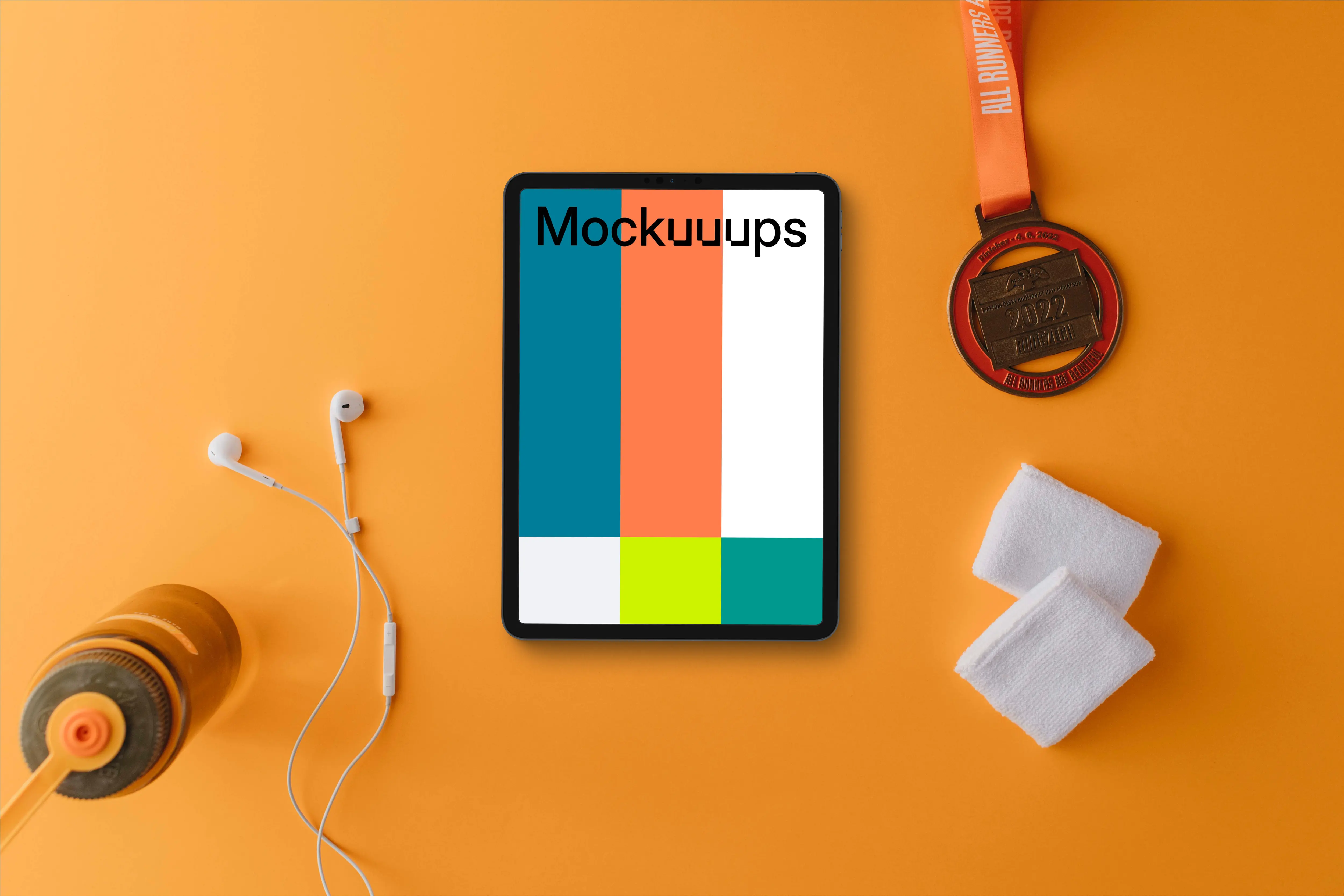 Sport themed iPad mockup