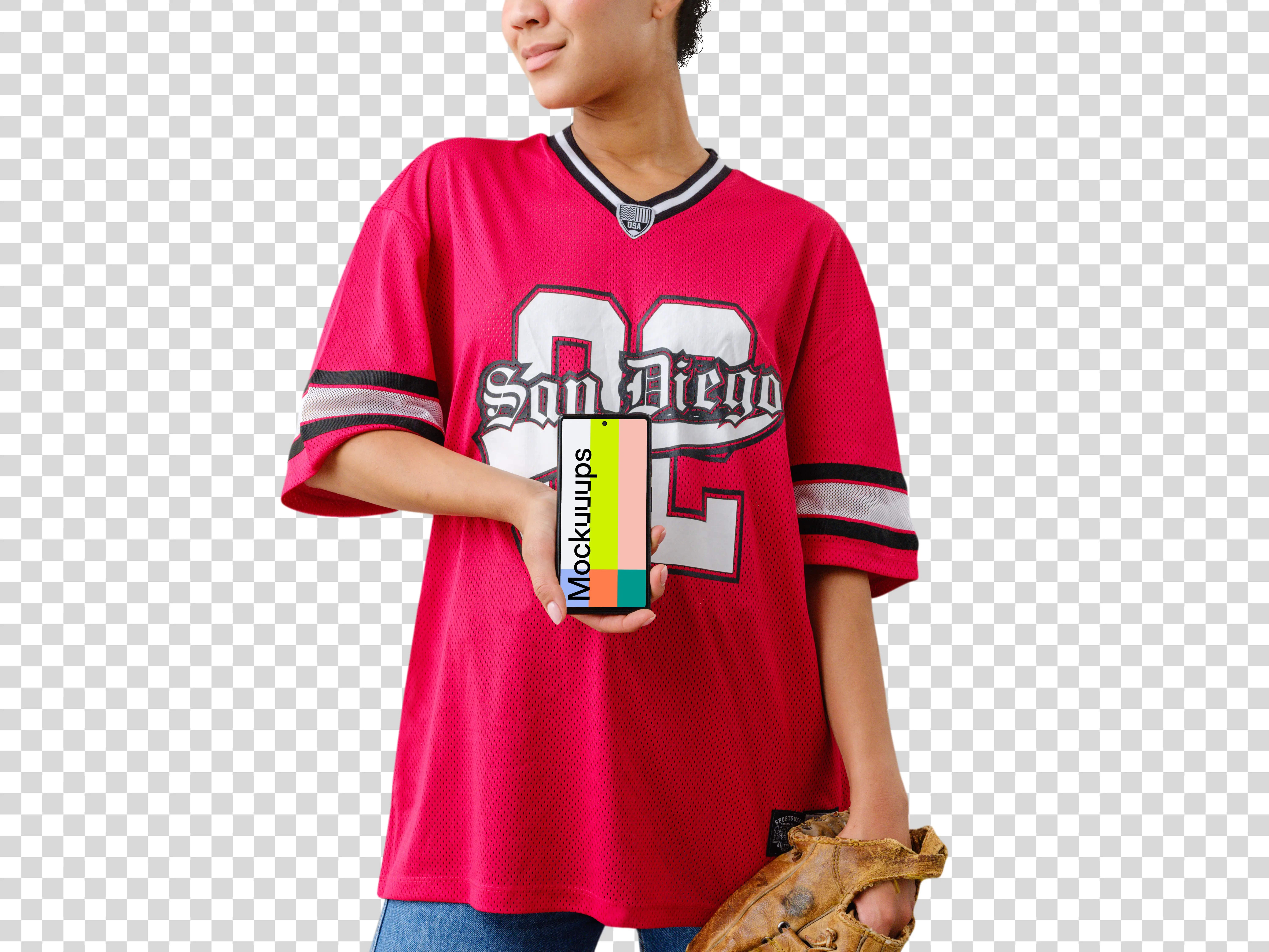 Sports styled Pixel 6 mockup