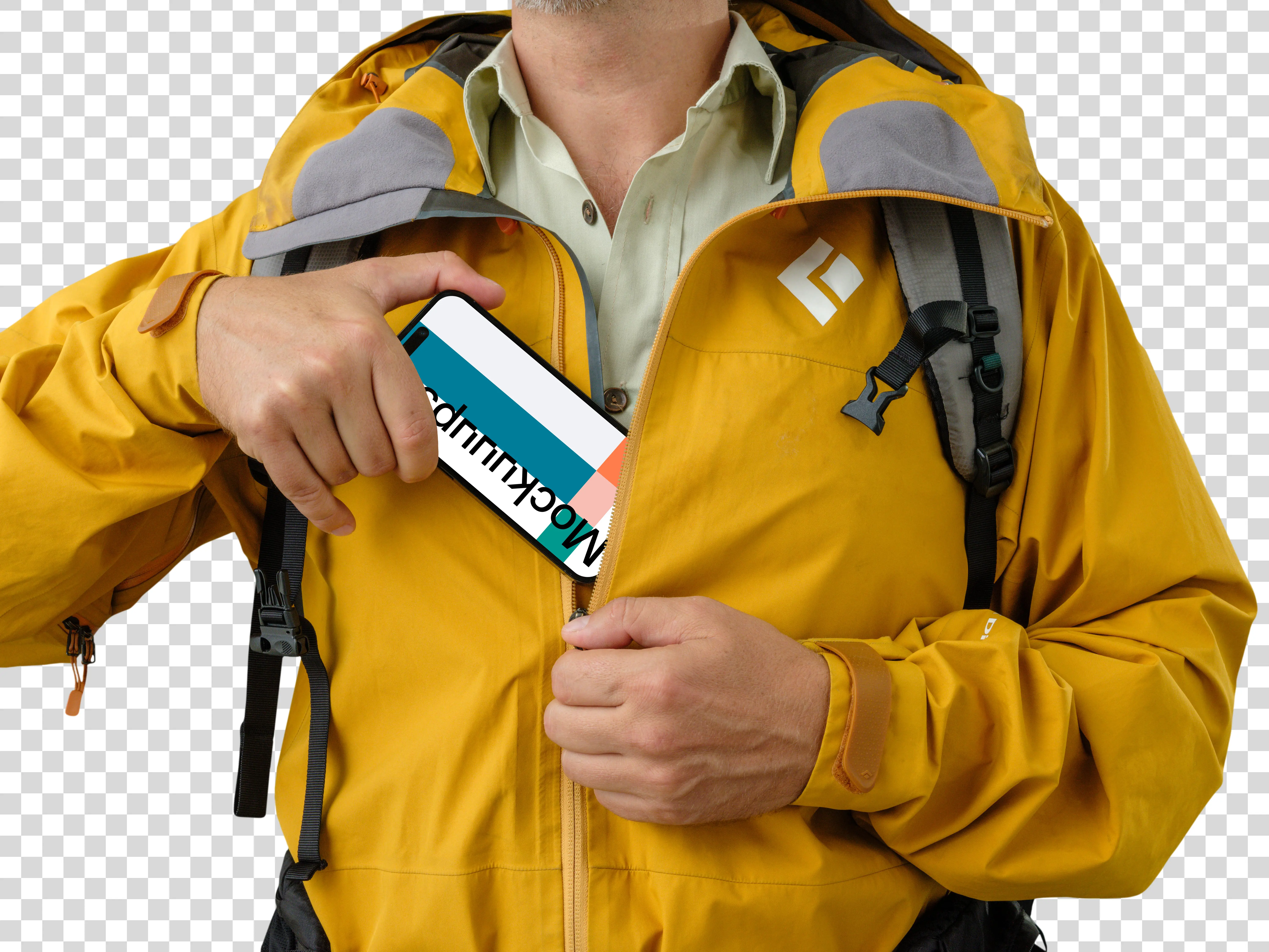 Touristic themed iPhone mockup