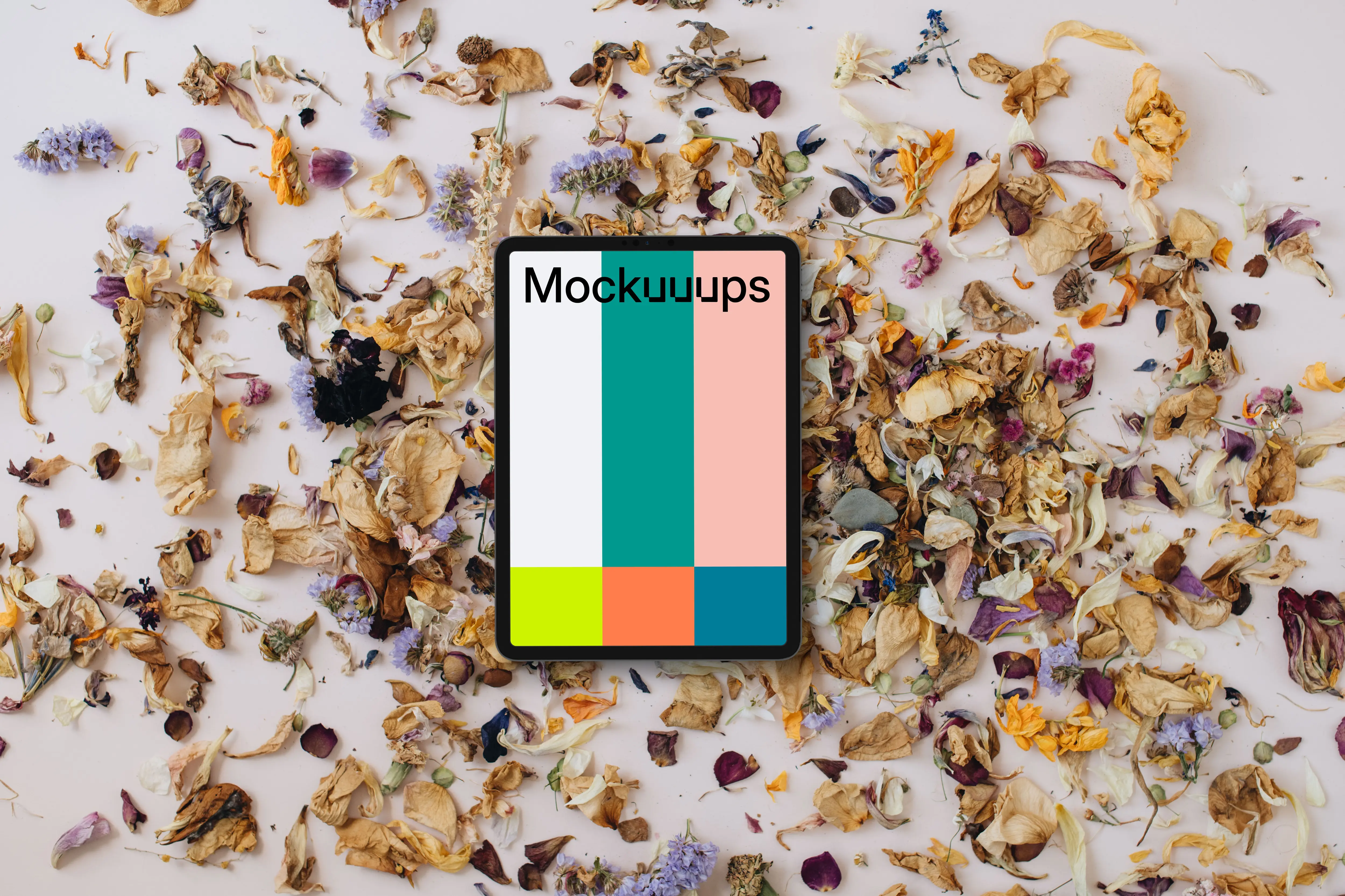 Wedding themed iPad mockup