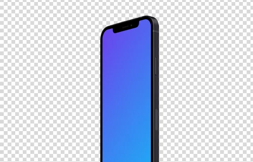 iPhone 12 Mockup (Perspective Stand Right)