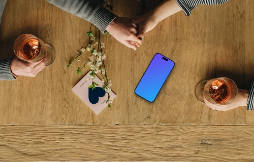 Celebration of Mother’s day and iPhone mockup