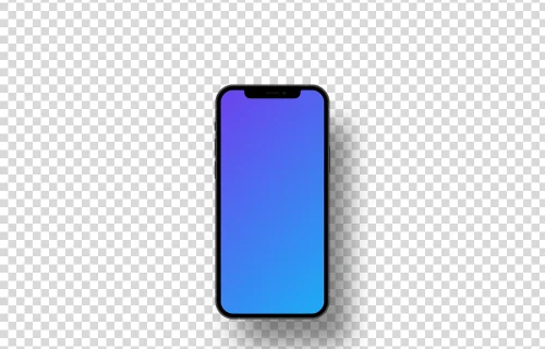 iPhone 12 mockup (Floating Shadow)