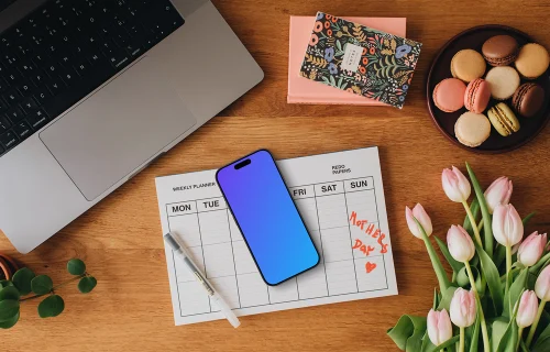 iPhone mockup on the occasion of Mother’s day
