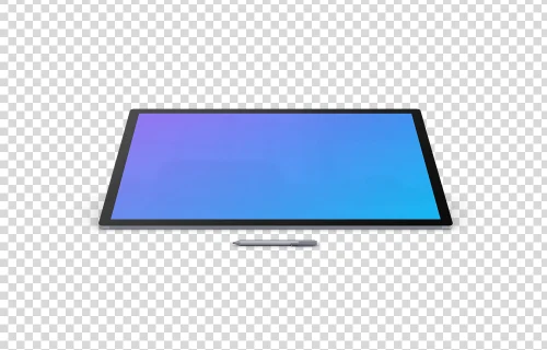 Microsoft Surface Studio 2 Mockup (Tablet - Transparent)