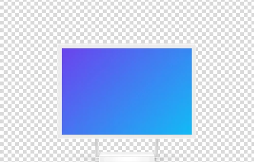 Minimal Microsoft Surface Studio mockup