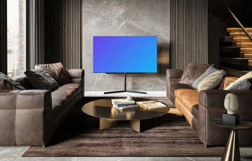 Modern TV mockup