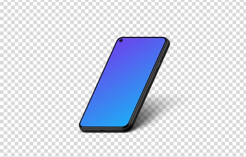 Google Pixel 5 Mockup (Isometric Right)