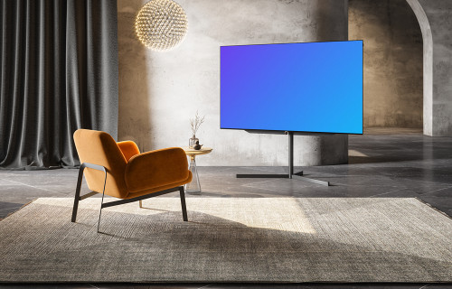 4K TV mockup