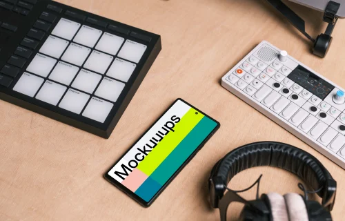 Android Phone Podcast Mockup