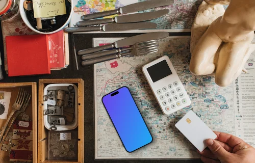 E-commerce styled iPhone mockup