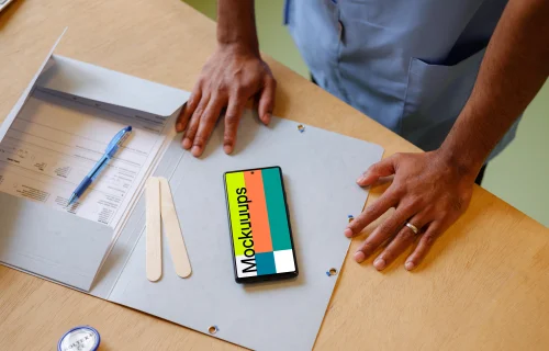 Google Pixel in the doctor’s office