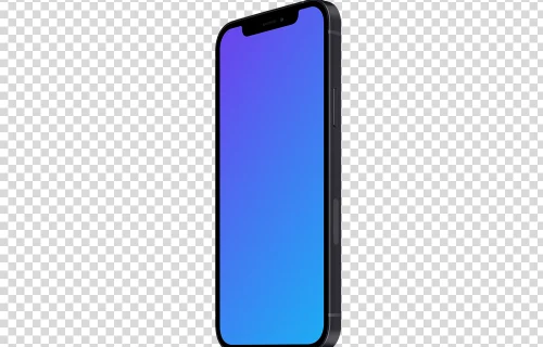 iPhone 12 Mockup (Perspective Stand Right)