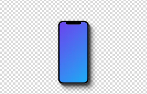 iPhone 12 mockup (Short Shadow)