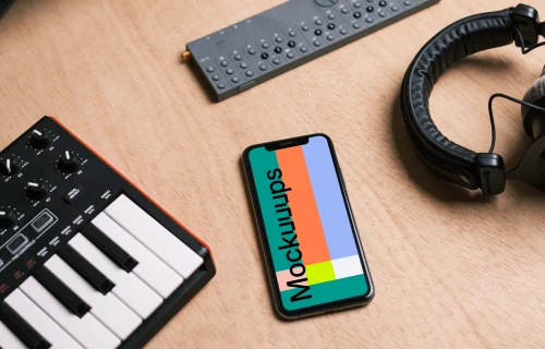 iPhone Podcast Mockup