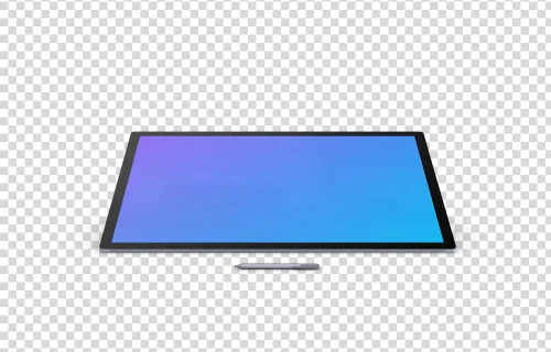 Microsoft Surface Studio 2 Mockup (Tablet - Transparent)