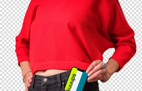 Mockup of iPhone pulling out of the pocket