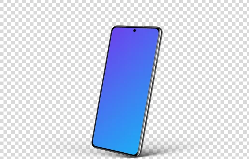 Samsung Galaxy S21 Mockup (Perspective Right)