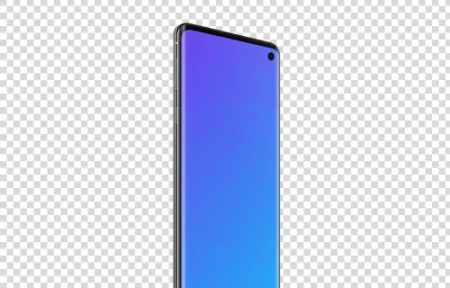 Samsung Galaxy S10 Mockup Stand (Left)