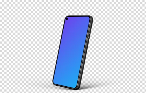 Google Pixel 5 Mockup (Perspective Right)
