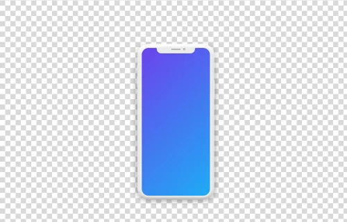 White Clay iPhone X mockup (Front)