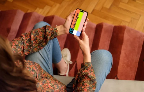 Woman working on the phone in office
