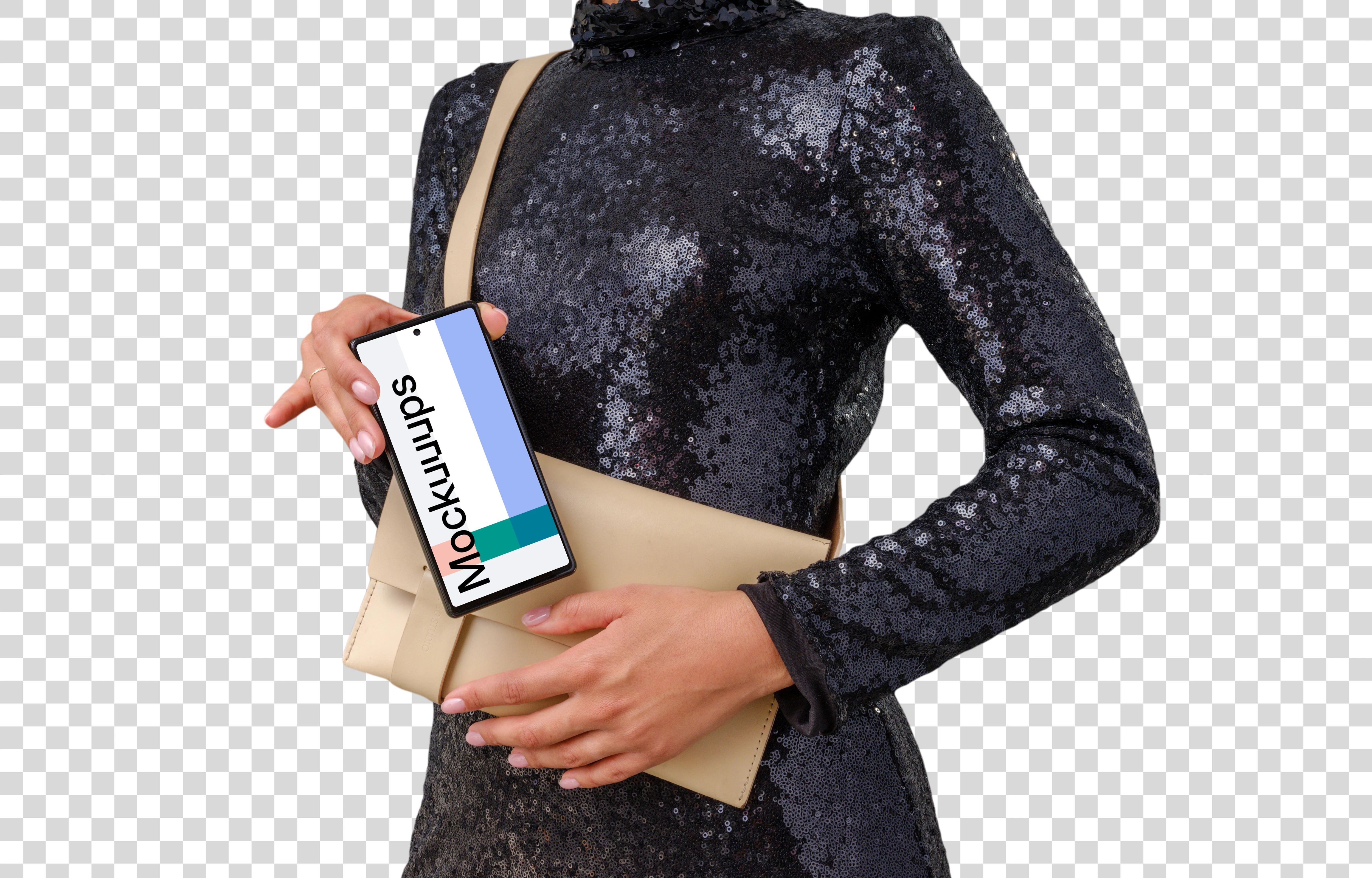 Fashion related Google Pixel mockup