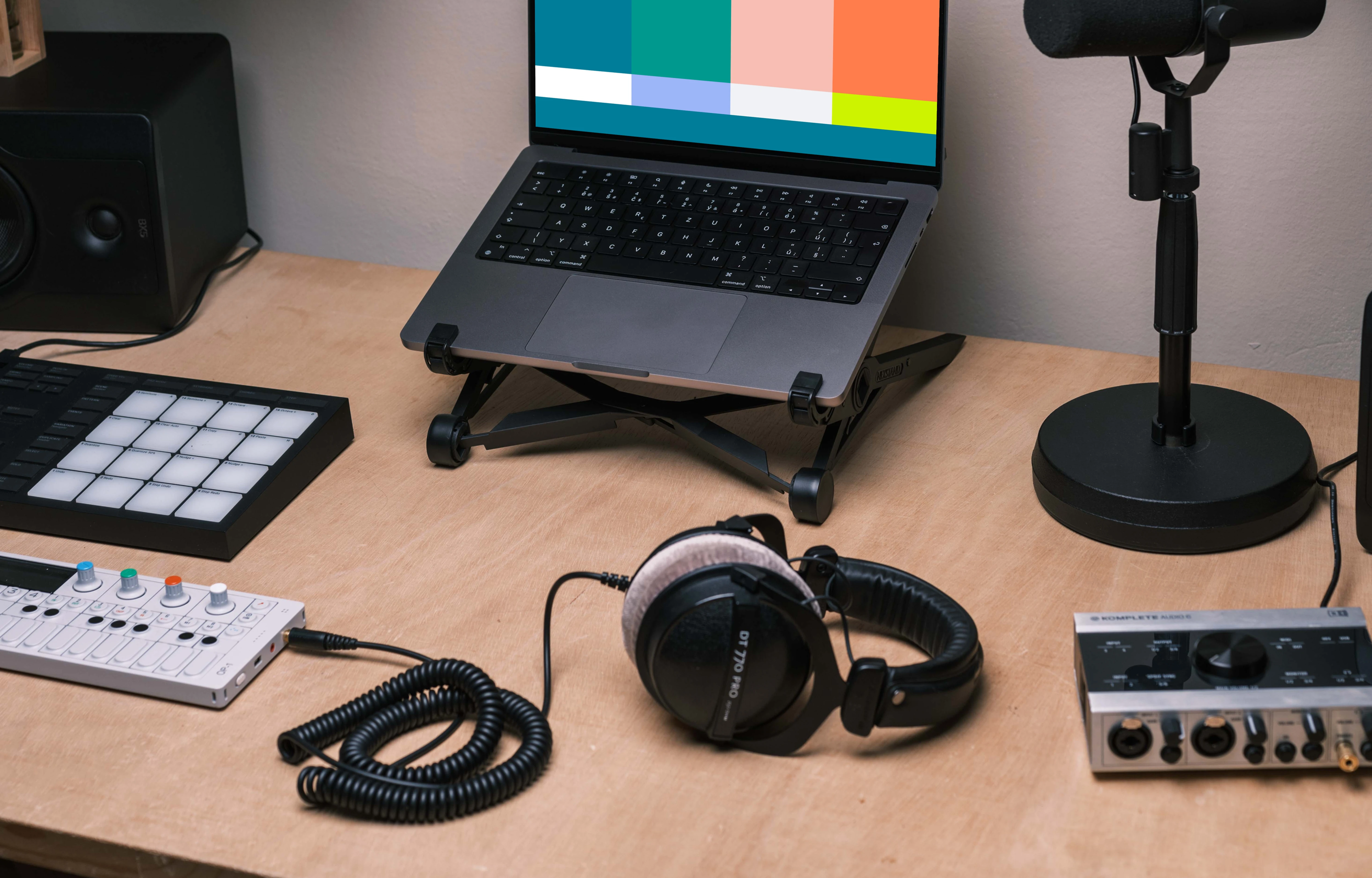 Laptop Music Mockup