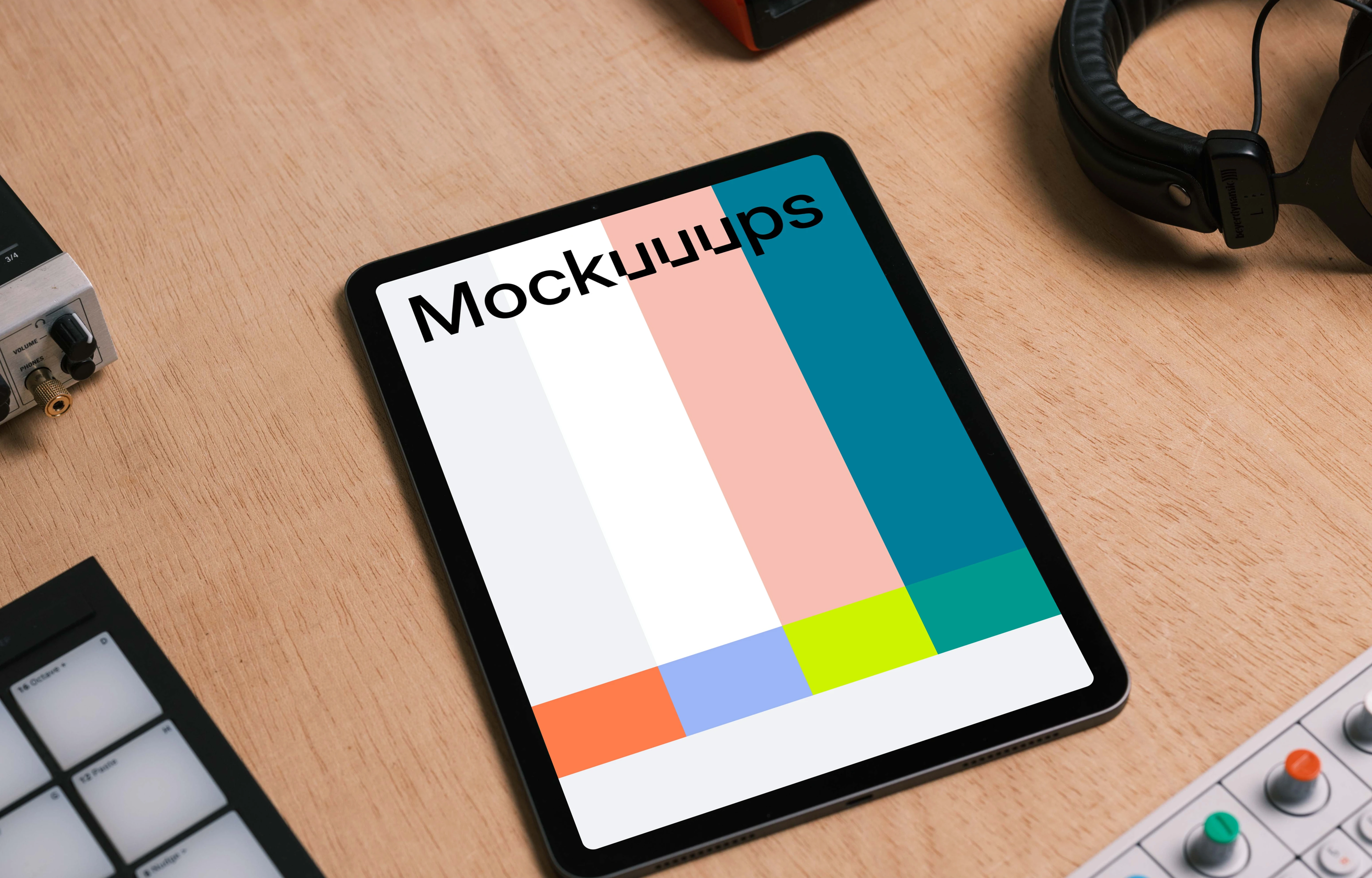 Tablet Podcast Mockup
