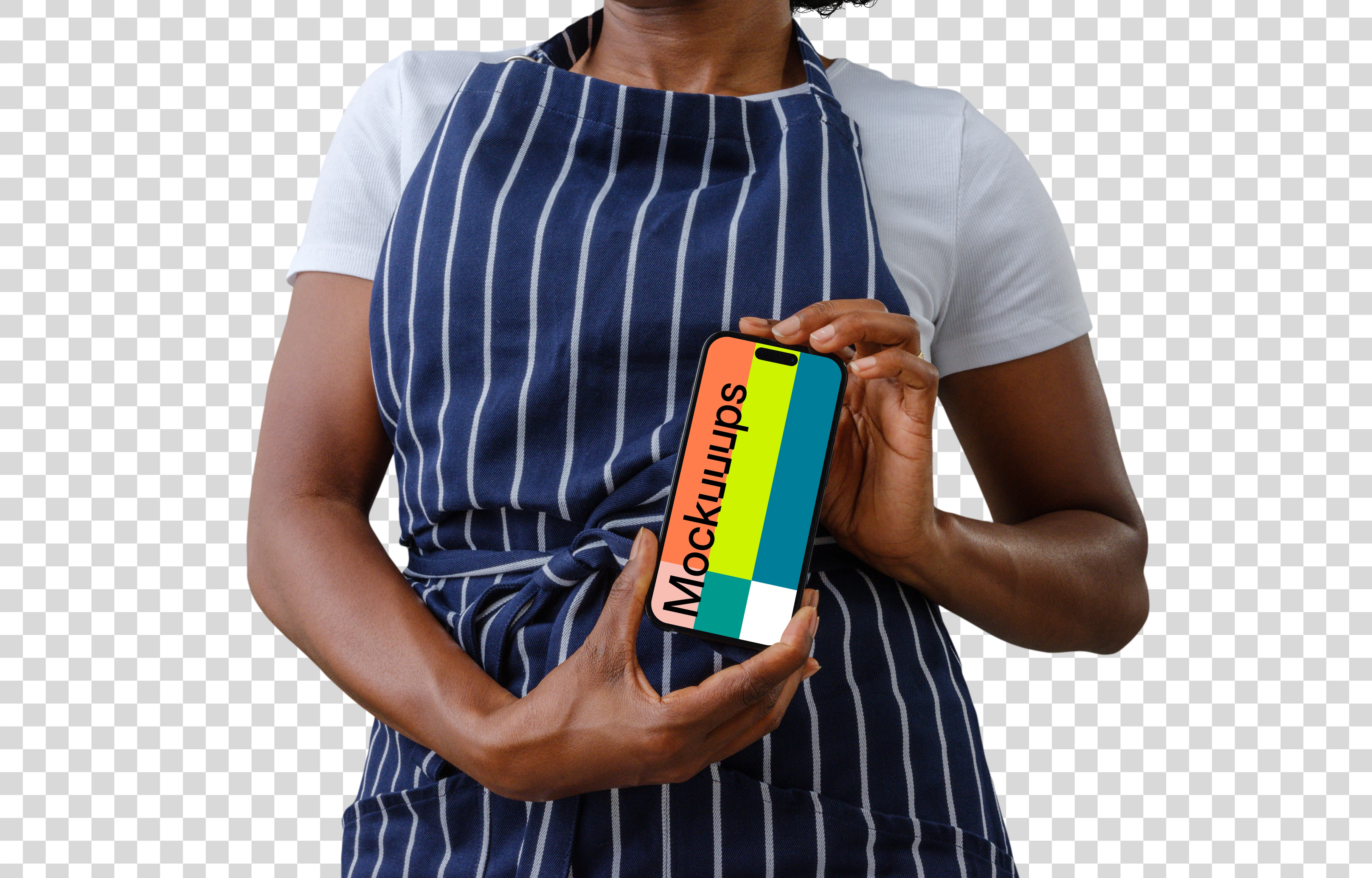 Chef's creations spotlighted with iPhone mockup