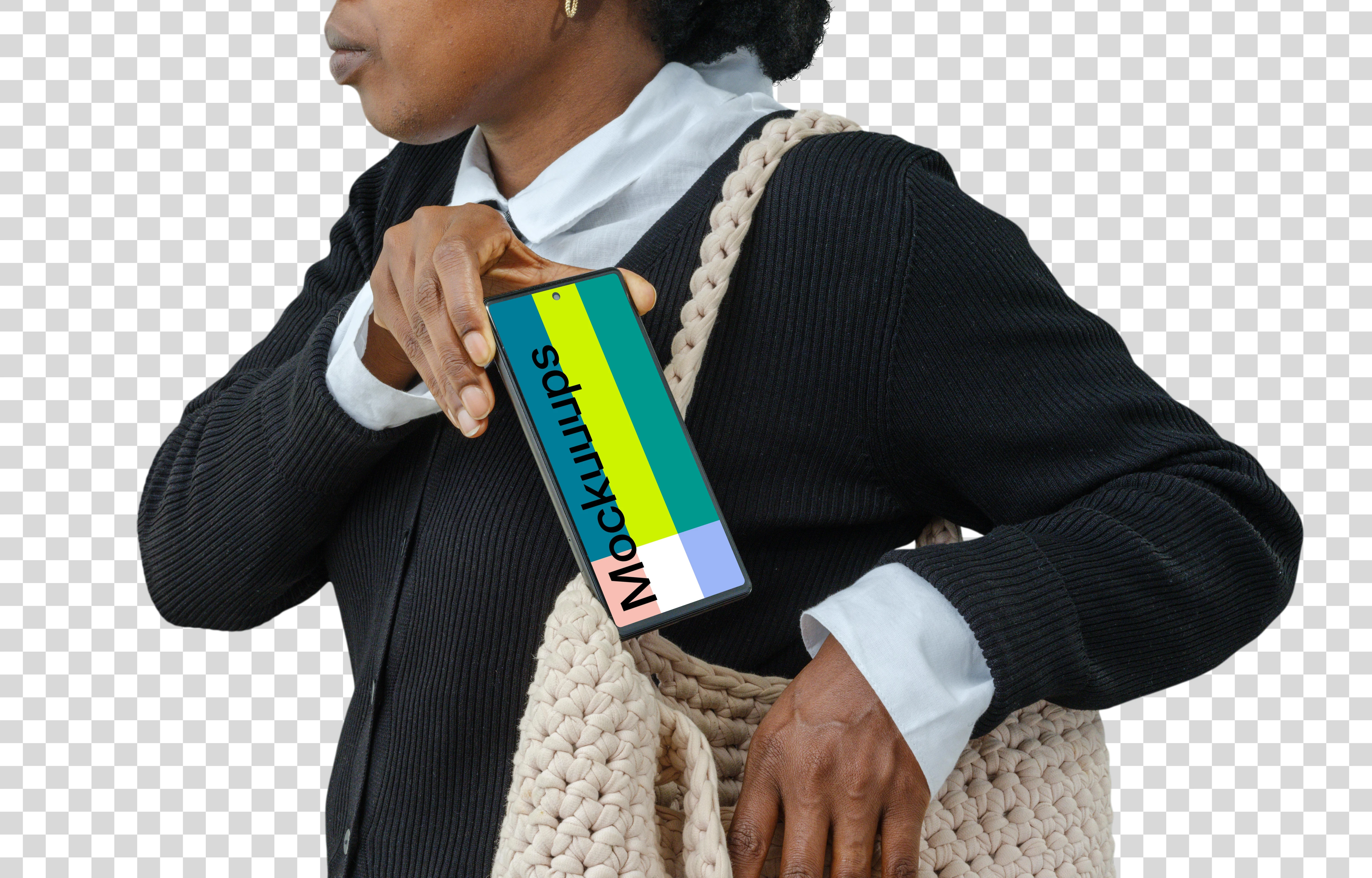 Fashion related Google Pixel 6 mockup