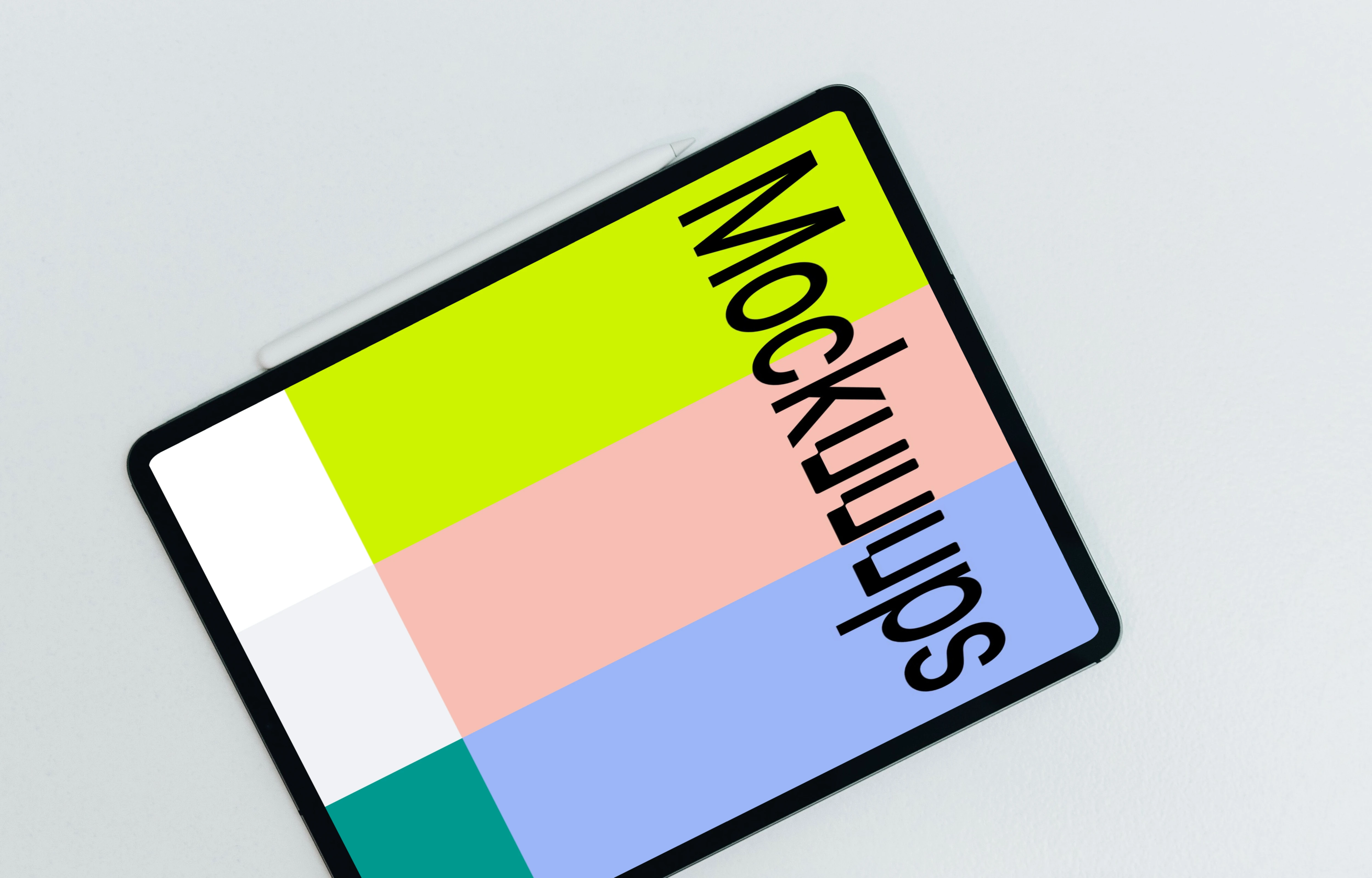 iPad Air with headphones