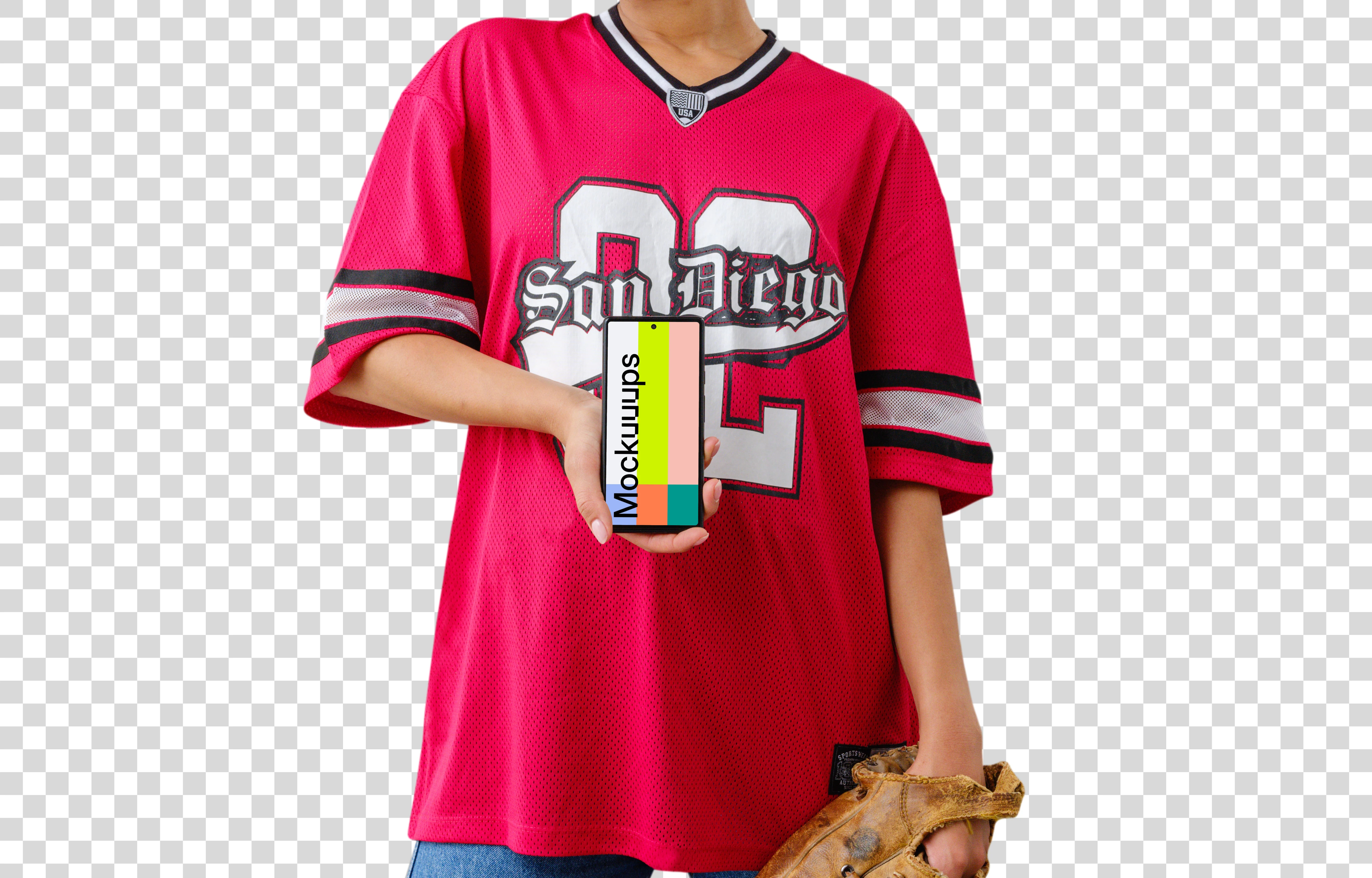 Sports styled Pixel 6 mockup