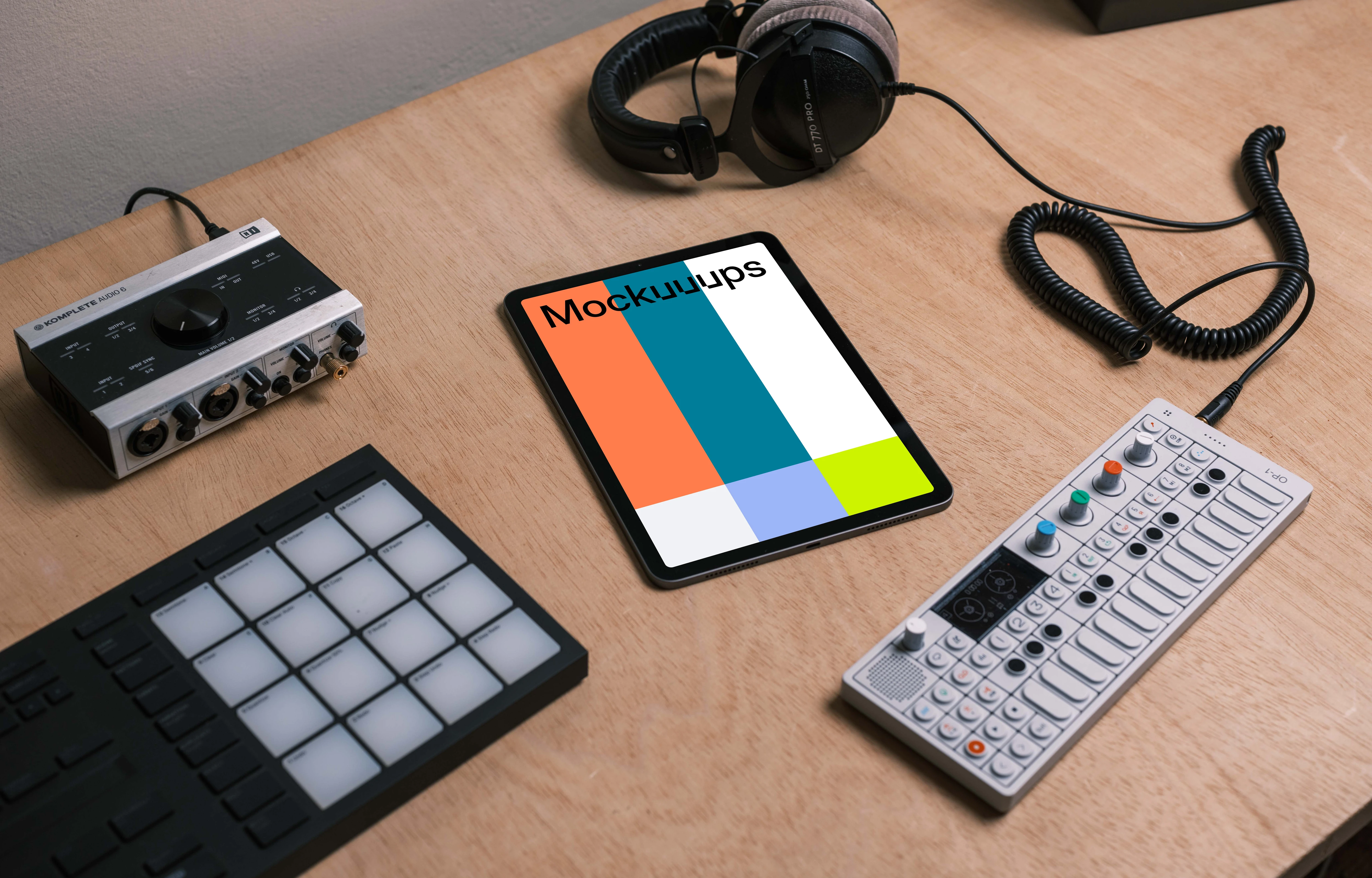 Tablet Music Mockup