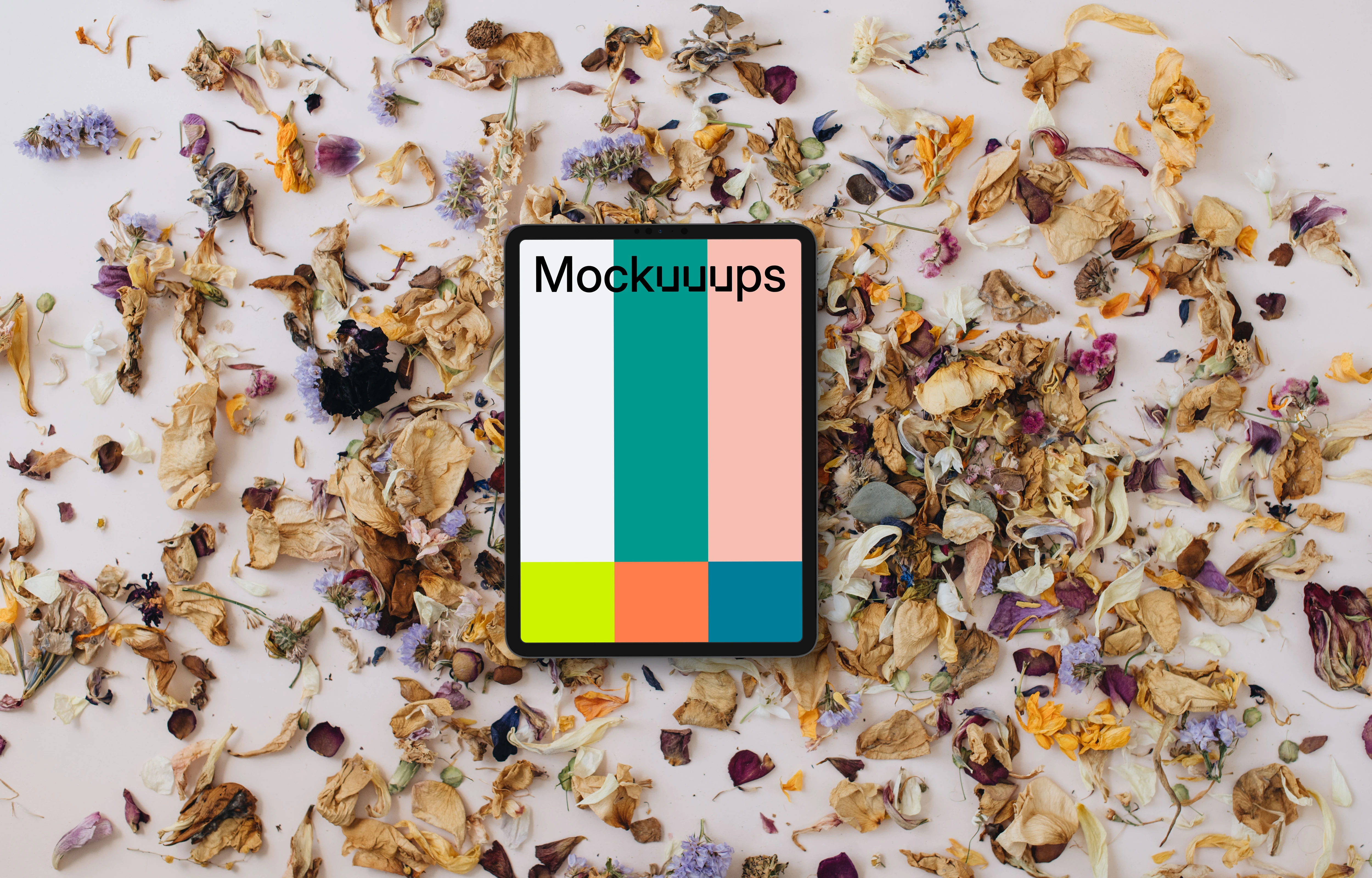 Wedding themed iPad mockup