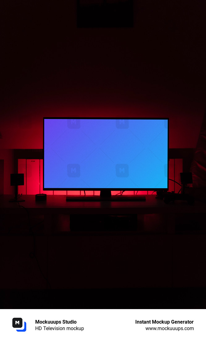 HD Television mockup