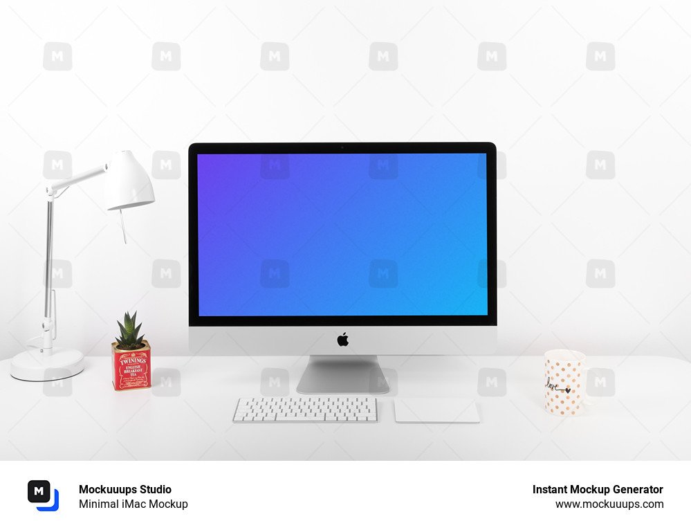 Minimal iMac Mockup