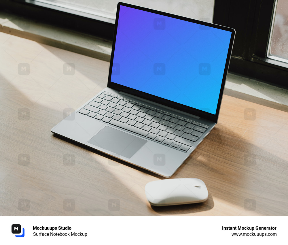 Surface Notebook Mockup