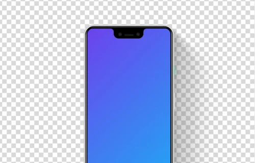 Google Pixel 3 XL mockup (Front)