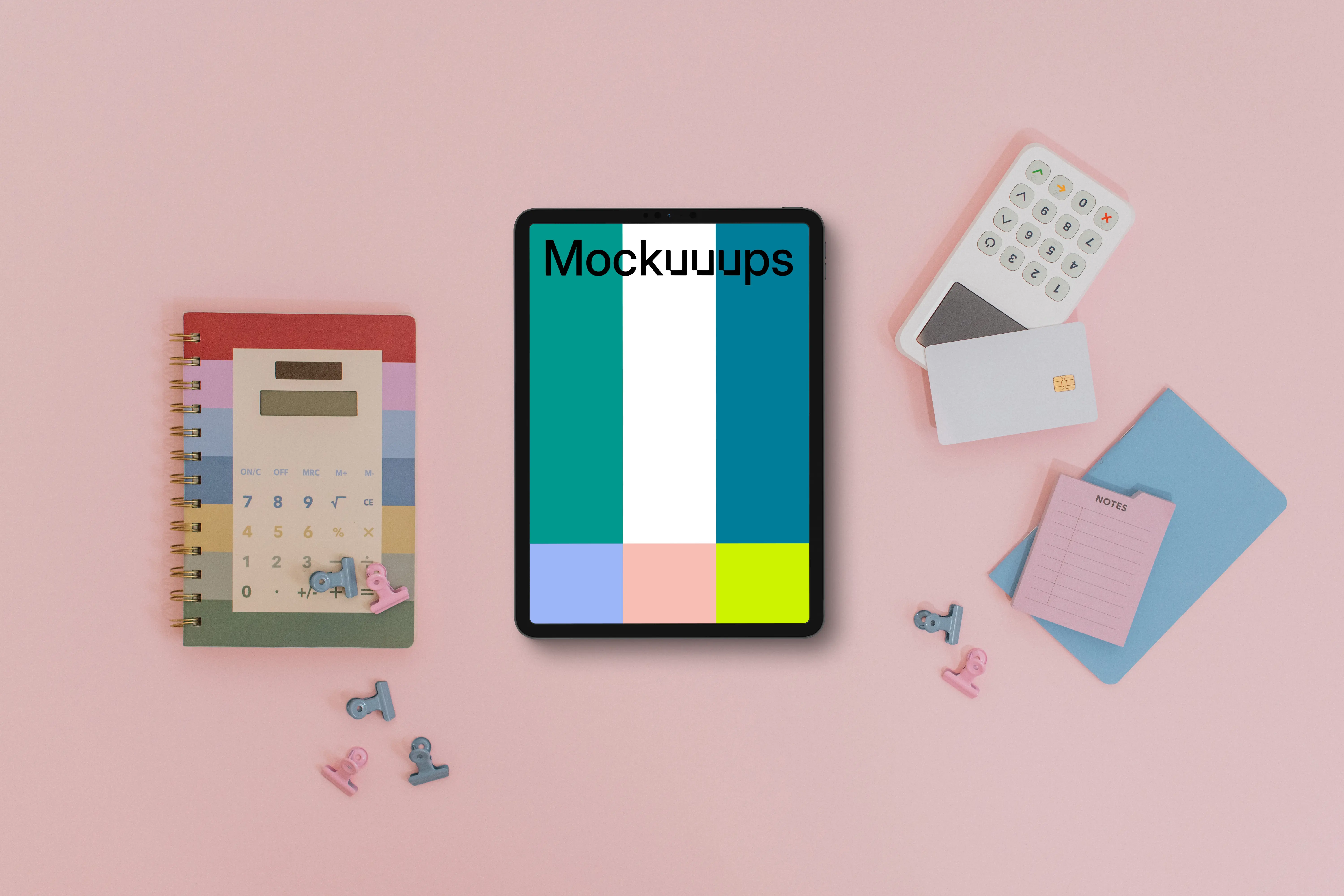 E-Commerce demonstrating tablet mockup