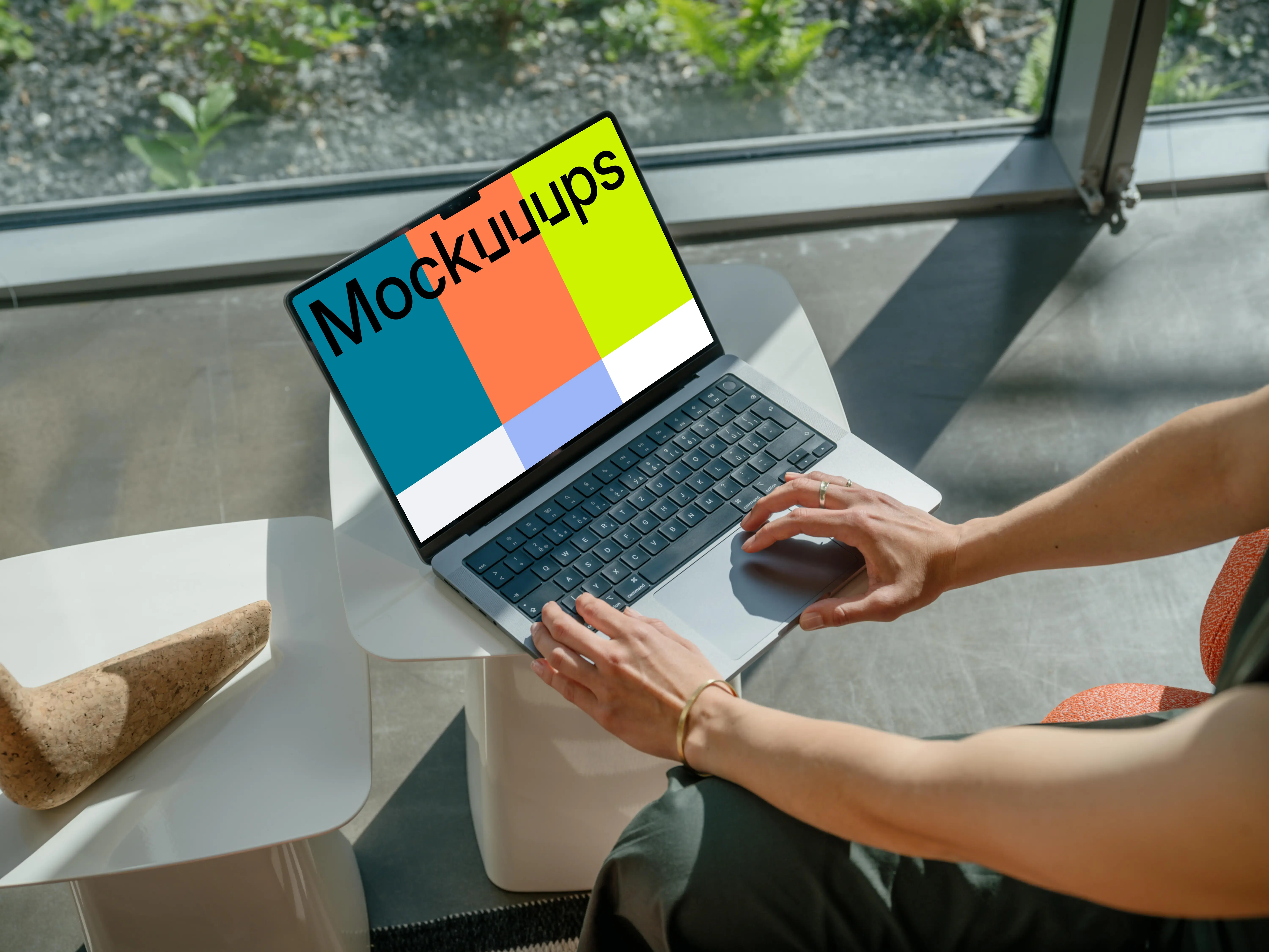 Free MacBook Pro with Female Professional