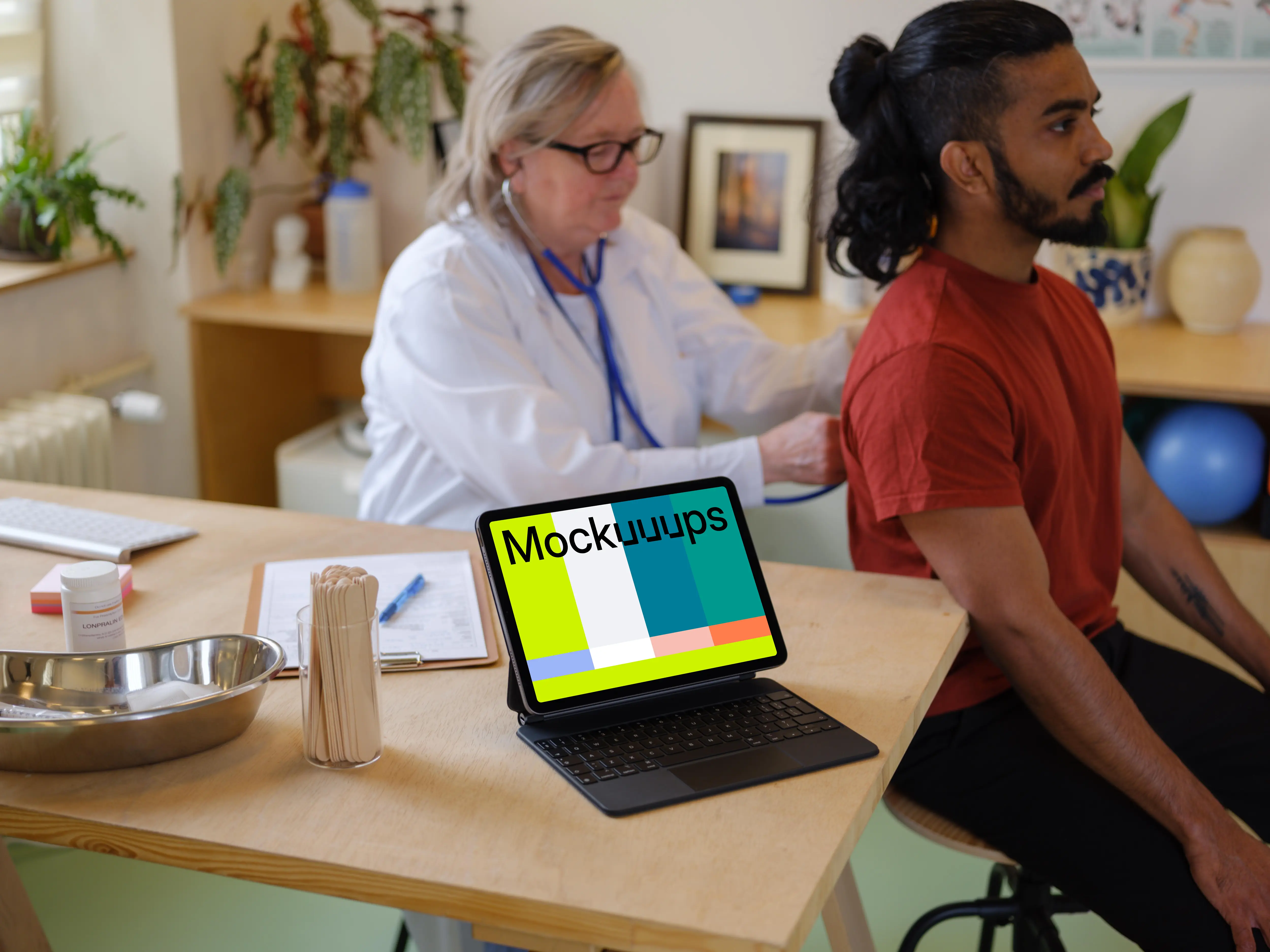 iPad Air in the doctor’s office