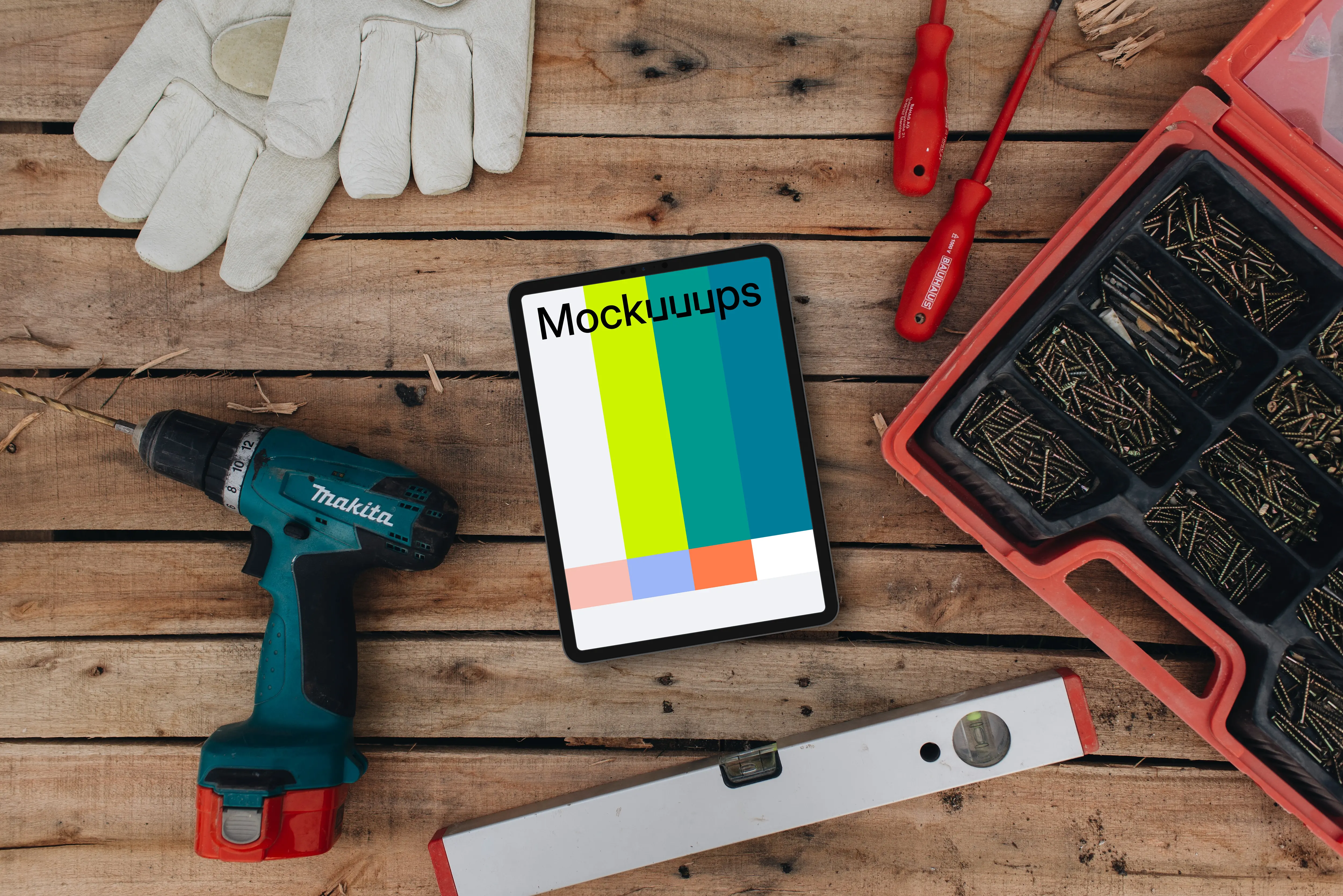 iPad in the workshop